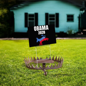 Obama 2028 Yard Sign, Liberal Graphic Yard Sign