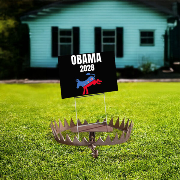 Obama 2028 Yard Sign, Liberal Graphic Yard Sign