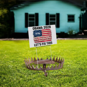 Obama 2028 Yard Sign, Obama 2028 Let's Fix This Yard Signs