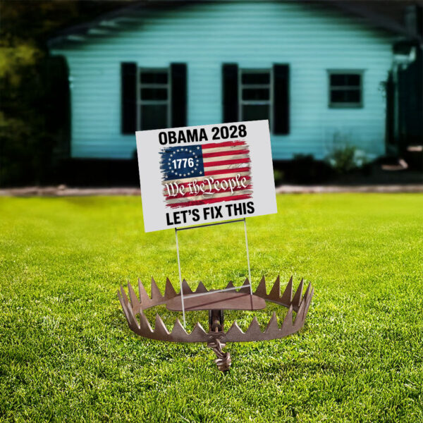 Obama 2028 Yard Sign, Obama 2028 Let's Fix This Yard Signs