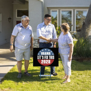 Obama 2028 Yard SignObama Let's Fix This Yard Sign