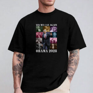 Obama 2028 Yes We can again, Retro Political Shirt
