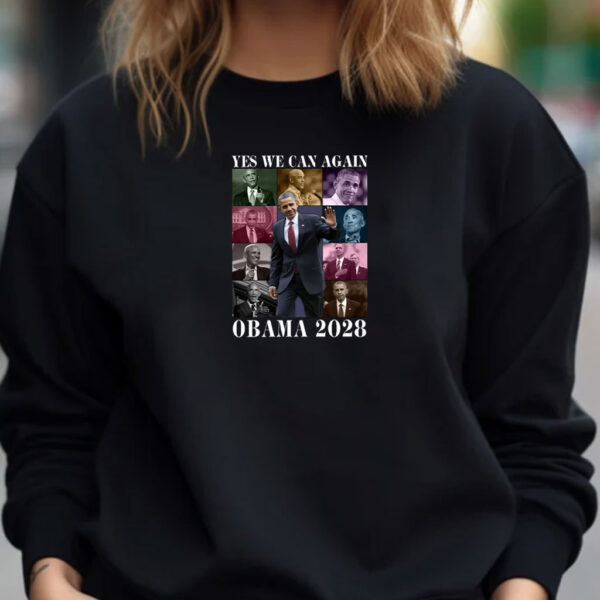 Obama 2028 Yes We can again, Retro Political Shirt