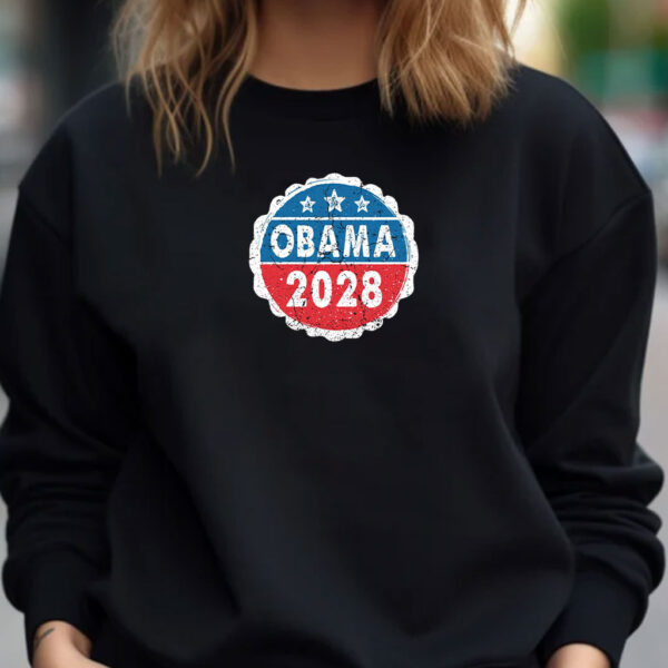 Obama For President 2028, Obama 2028 Us Flag Shirt