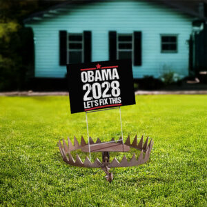 Obama Retro Vintage Patriotic 2028 Political Protest Rally Yard Sign