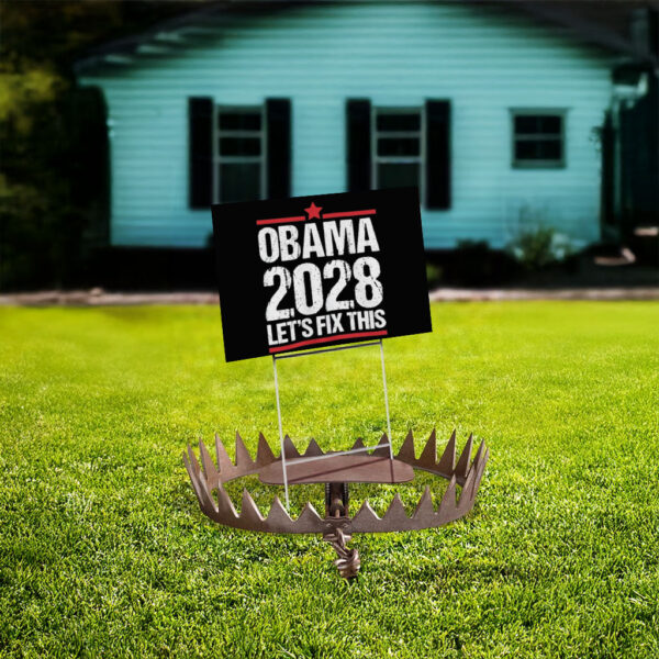 Obama Retro Vintage Patriotic 2028 Political Protest Rally Yard Sign