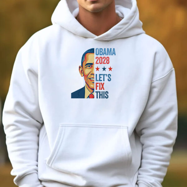Retro Vintage Obama 2028 Let's Fix This Shirt