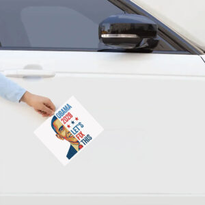 Retro Vintage Obama 2028 Let's Fix This Sticker