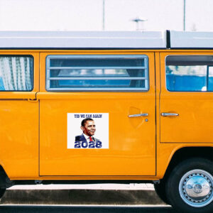 Vote Obama, Yes We Can Again Obama 2028 Sticker