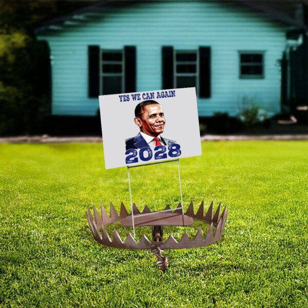 Vote Obama, Yes We Can Again Obama 2028 Yard Sign