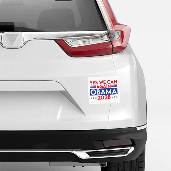 Yes We Can Again Obama 2028 Let's Fix This Sticker