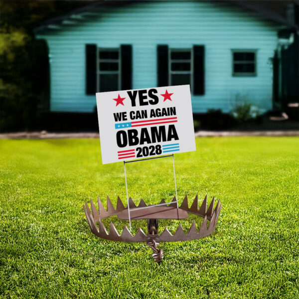 Yes We Can Again Obama 2028, Vote Obama Yard Sign