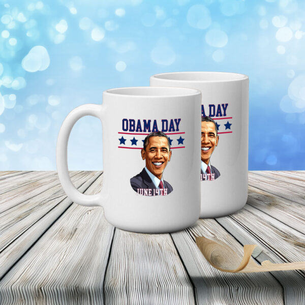 Celebrate June 14th with Presidential Pride, Obama Day Mug