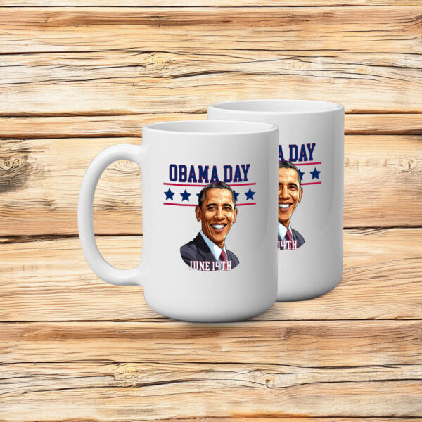 Celebrate June 14th with Presidential Pride, Obama Day Mug