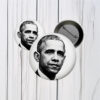 Classic Black & White Portrait, Barack Obama Pinback Button