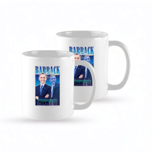 Classic Retro Aesthetic Gift, Vintage Barrack Obama Mug