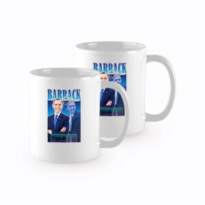 Classic Retro Aesthetic Gift, Vintage Barrack Obama Mug