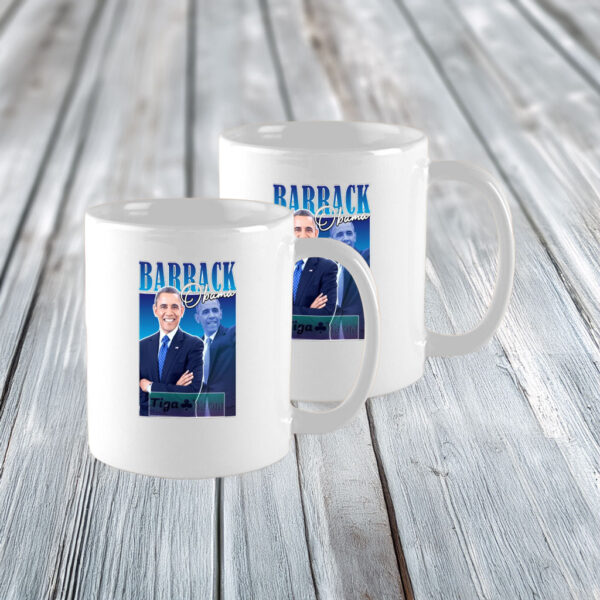 Classic Retro Aesthetic Gift, Vintage Barrack Obama Mug