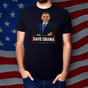 Funny Political Graphic Tee, Obama 2028 Save Obama Shirt