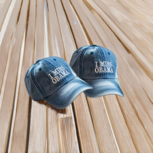 I Miss Obama Embroidered 2025 Cap – Adjustable Cotton Dad Hat