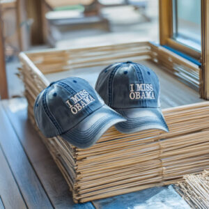 I Miss Obama Embroidered 2025 Cap – Adjustable Cotton Dad Hat