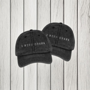 I Miss Obama Vintage Cap – Embroidered Nostalgic Dad Hat