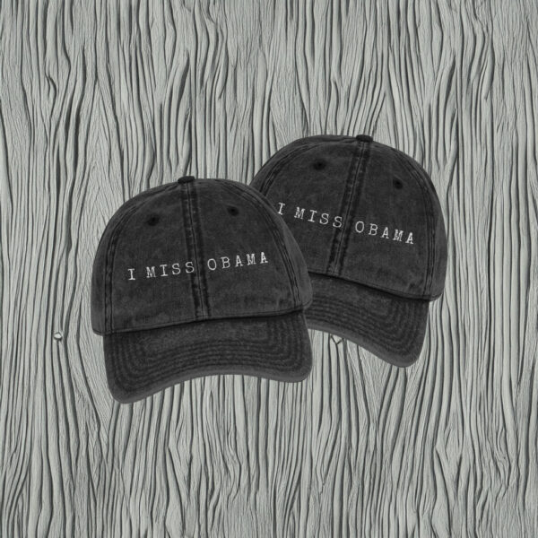 I Miss Obama Vintage Cap – Embroidered Nostalgic Dad Hat