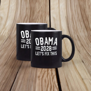Inspirational Political Gift, Obama 2028 Let’s Fix This Mug