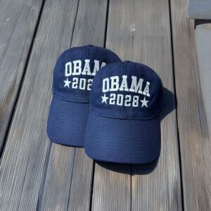 Obama 2028 Embroidered Cap – Stars Political Gift Hat