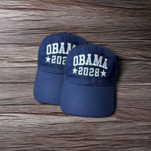 Obama 2028 Embroidered Cap – Stars Political Gift Hat