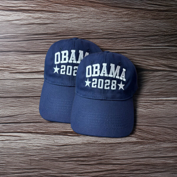 Obama 2028 Embroidered Cap – Stars Political Gift Hat