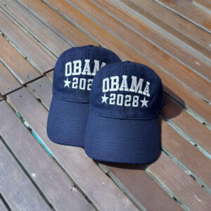 Obama 2028 Embroidered Cap – Stars Political Gift Hat