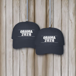 Obama 2028 Embroidered Dad Cap – Political Campaign Hat