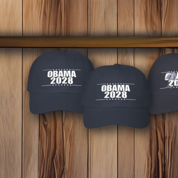 Obama 2028 Embroidered Dad Cap – Political Campaign Hat