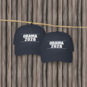 Obama 2028 Embroidered Dad Cap – Political Campaign Hat