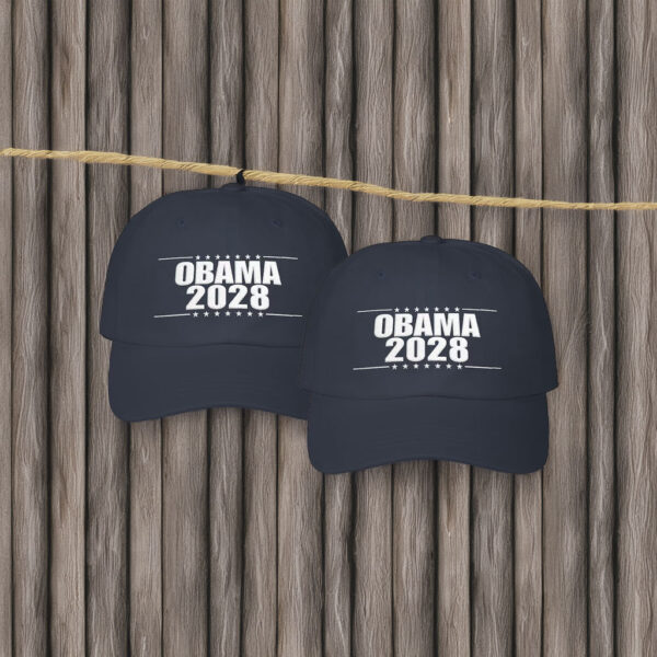 Obama 2028 Embroidered Dad Cap – Political Campaign Hat