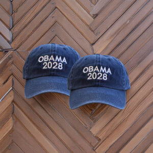 Obama 2028 Embroidered Hat – Classic Democrats Baseball Cap
