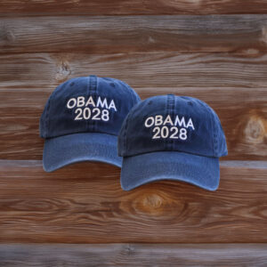 Obama 2028 Embroidered Hat – Classic Democrats Baseball Cap