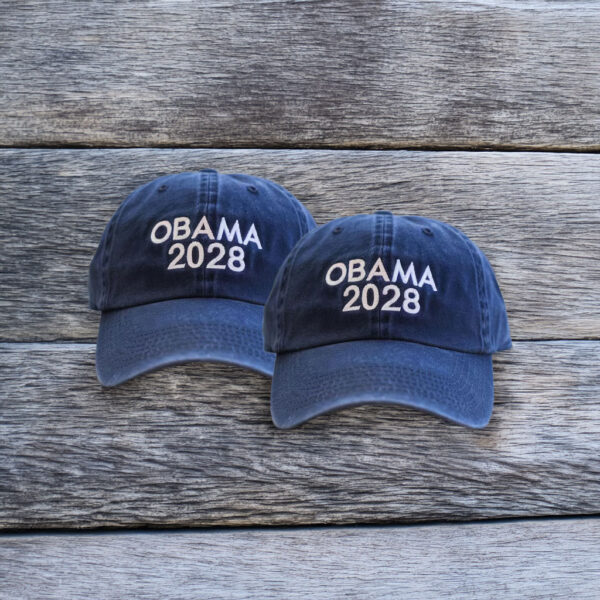 Obama 2028 Embroidered Hat – Classic Democrats Baseball Cap