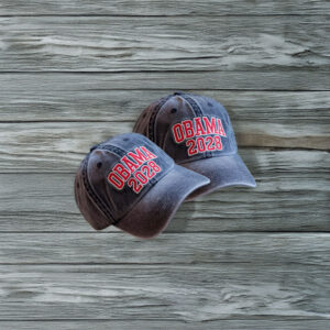 Obama 2028 Embroidered Hat – Democrats Campaign Vintage Cap