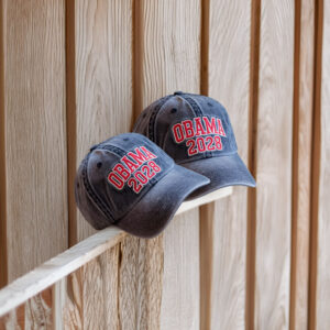 Obama 2028 Embroidered Hat – Democrats Campaign Vintage Cap