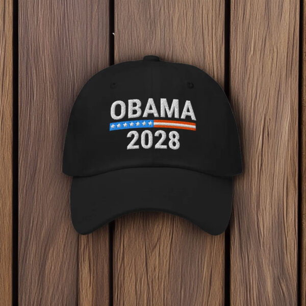 Obama 2028 Embroidered Hat – Presidential Campaign Cap
