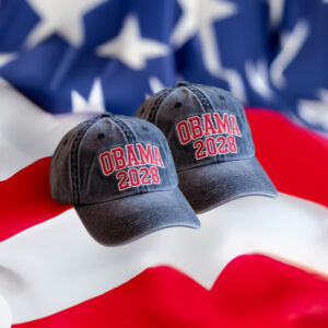 Obama 2028 Embroidered Hat – Vintage Style Democrats Cap