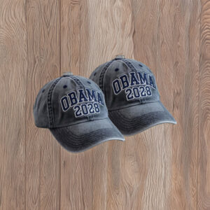 Obama 2028 Embroidered Hat – Yes We Can Democrats Cap