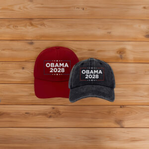 Obama 2028 Embroidered Hats – FDT Political Election Cap