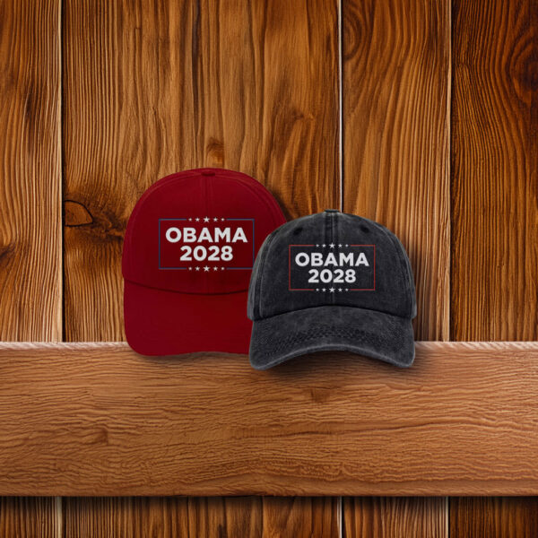 Obama 2028 Embroidered Hats – FDT Political Election Cap