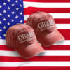 Obama 2028 Embroidered Washed Hats – Political Campaign Cap