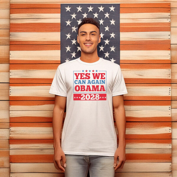 Retro Campaign Tee, Obama 2028 Yes We Can Again Shirt