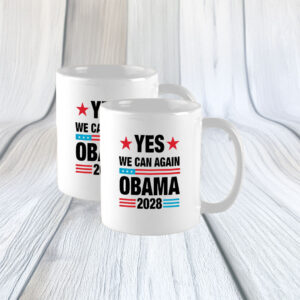 Retro Political Gift, Yes We Can Again Obama 2028 Mug