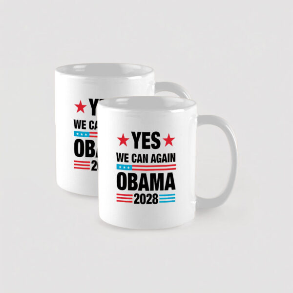 Retro Political Gift, Yes We Can Again Obama 2028 Mug